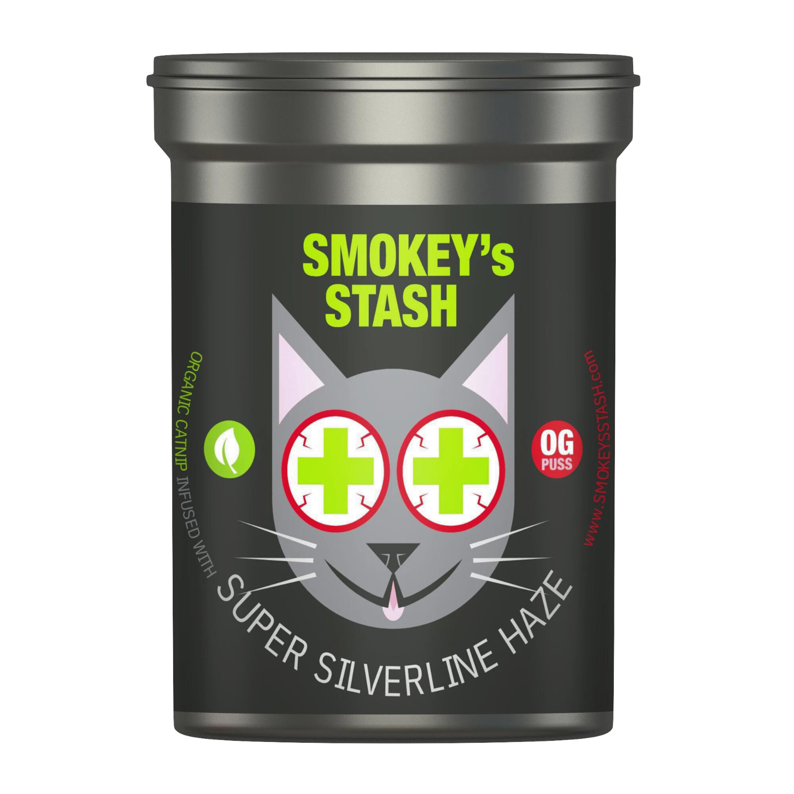 Smokeys Stash Silver vine and catnip blend 3 containers per pack SIlvervine