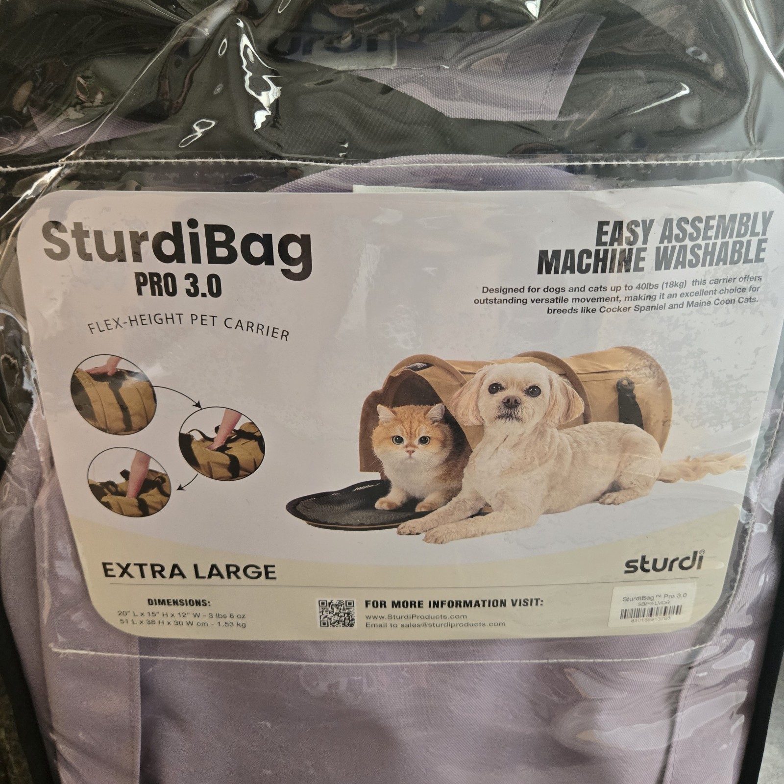 Sturdi Pet Travel Carriers SturdiBag™ Pro 3.0 Travel Pet Carrier