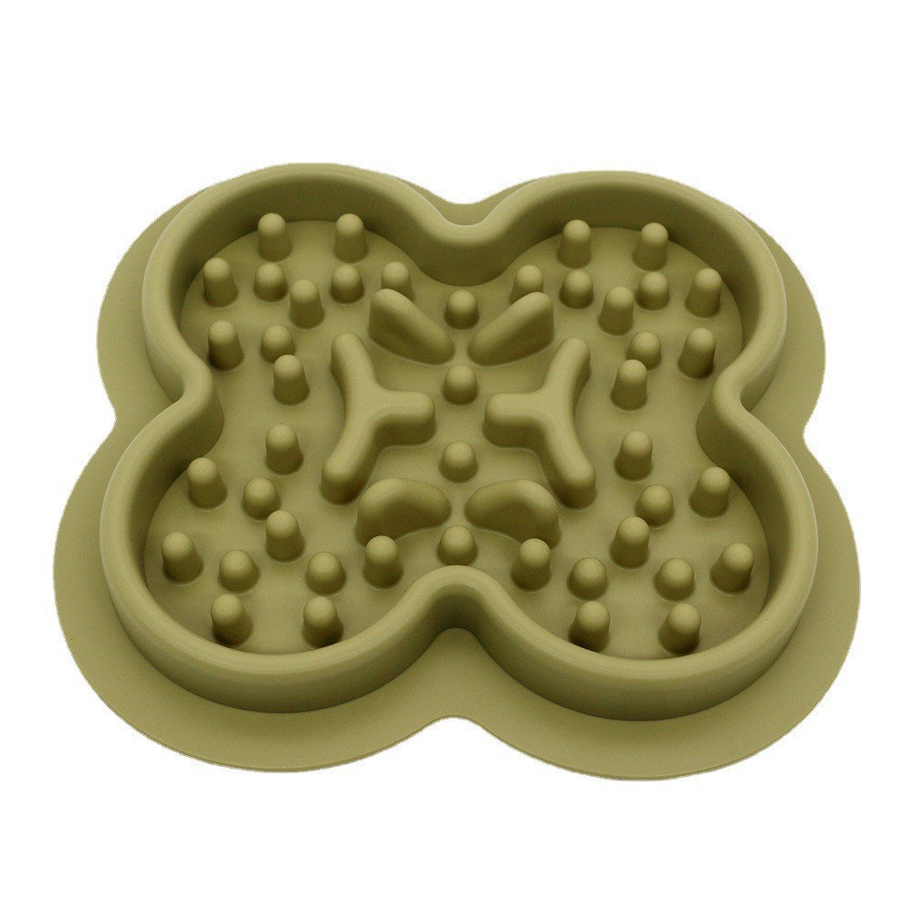 Pet Slow Food Bowl Silicone Slow Food Mat Anti Slip Dog Bowl Pet Supplies