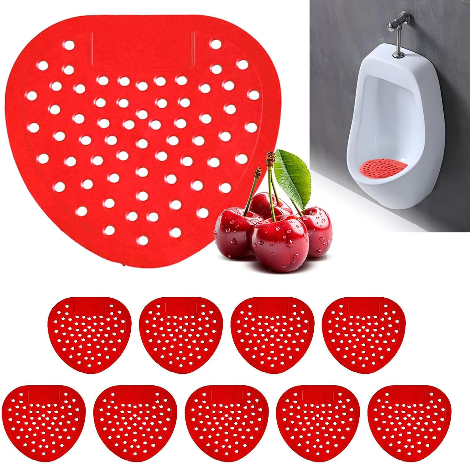 10 Pack Urinal Screen Cakes Blocks Deodorizer Pads Scent Lasts up to 30 Days Ant