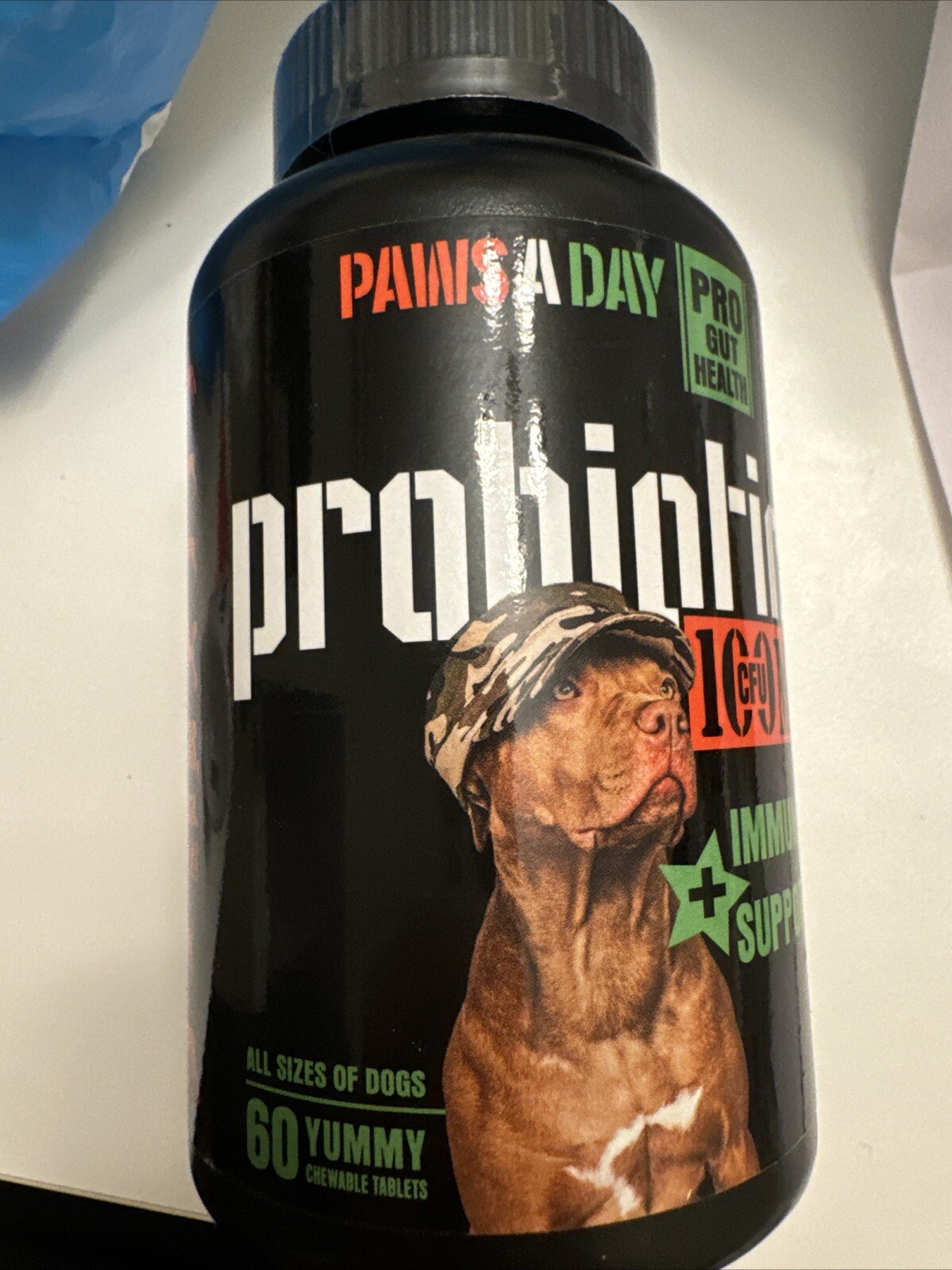 Paws A Day Probiotic Dogs Gut Health Immune Support Supplement 60 Count Chewable