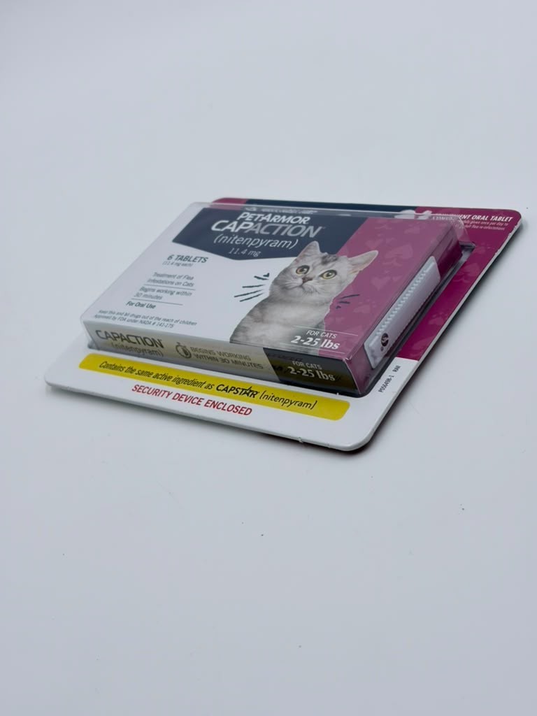 PetArmor CAPACTION (nitenpyram) Oral Flea Treatment for Cats 6 Tablets EXP 2027!