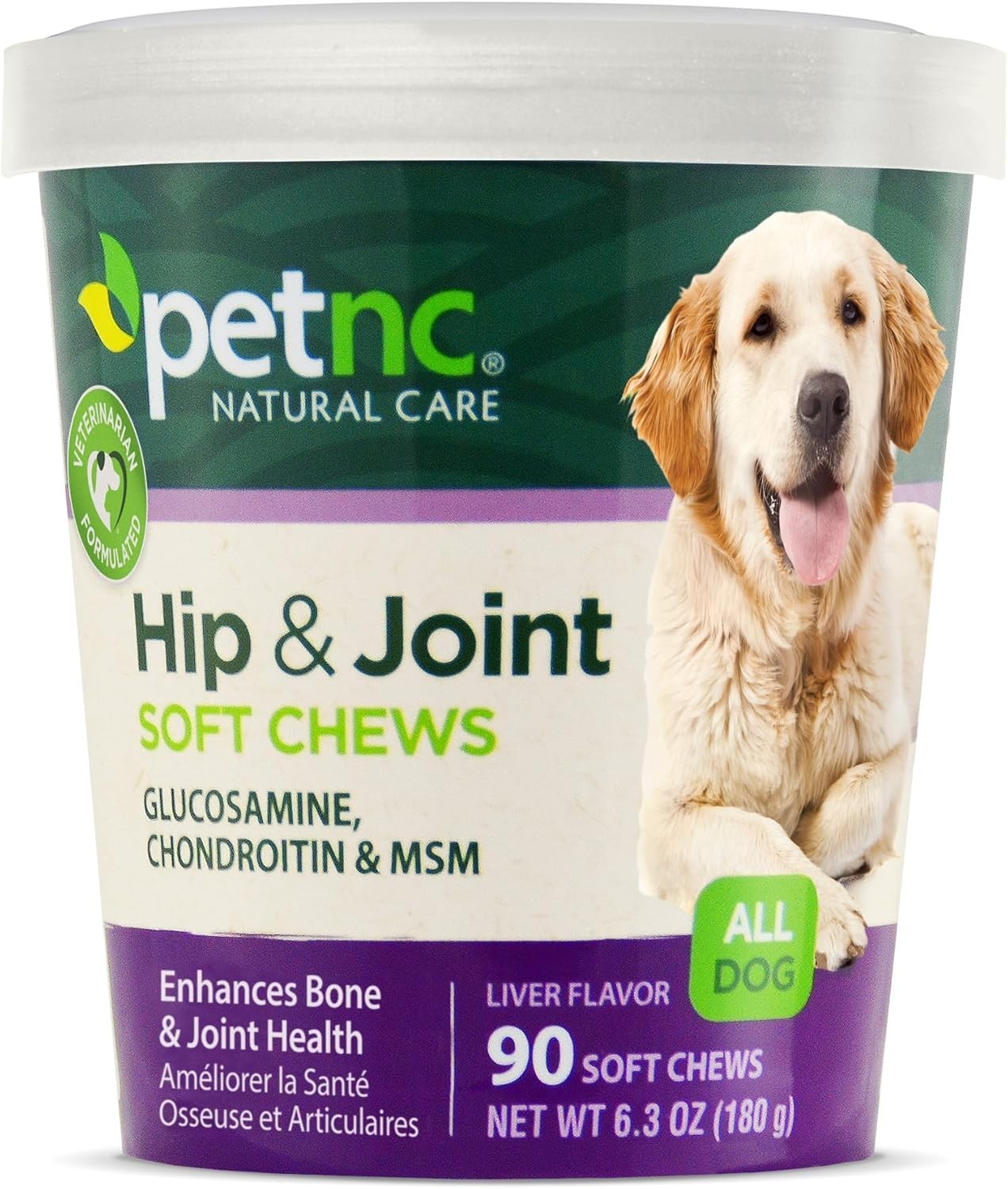 PetNC Natural Care Hip & Joint Soft Chew For Dogs Liver Flavor 90 Soft Chews