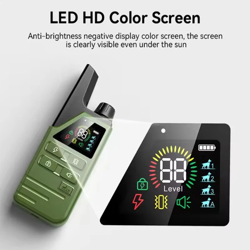 Dog Training Collar 4500FT with Remote Rechargeable Shock PET Waterproof Trainer