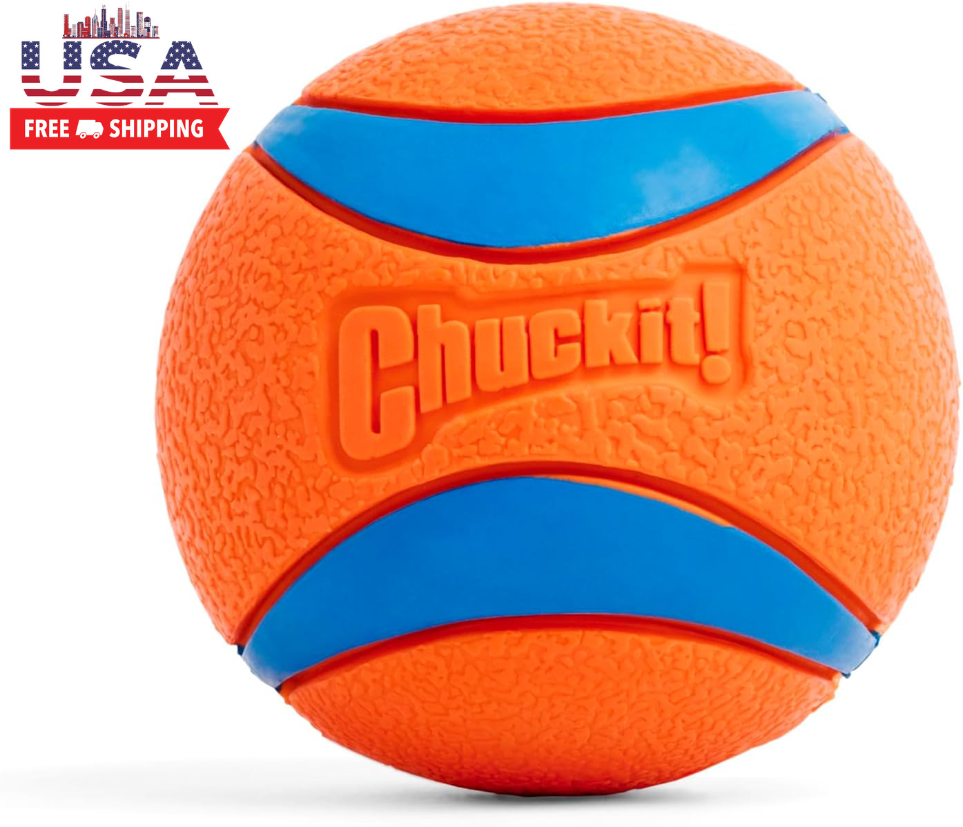 Ultra Ball Dog Toy – Size XL – for Dogs 100+ Lbs – Made from Durable Rubber – Su