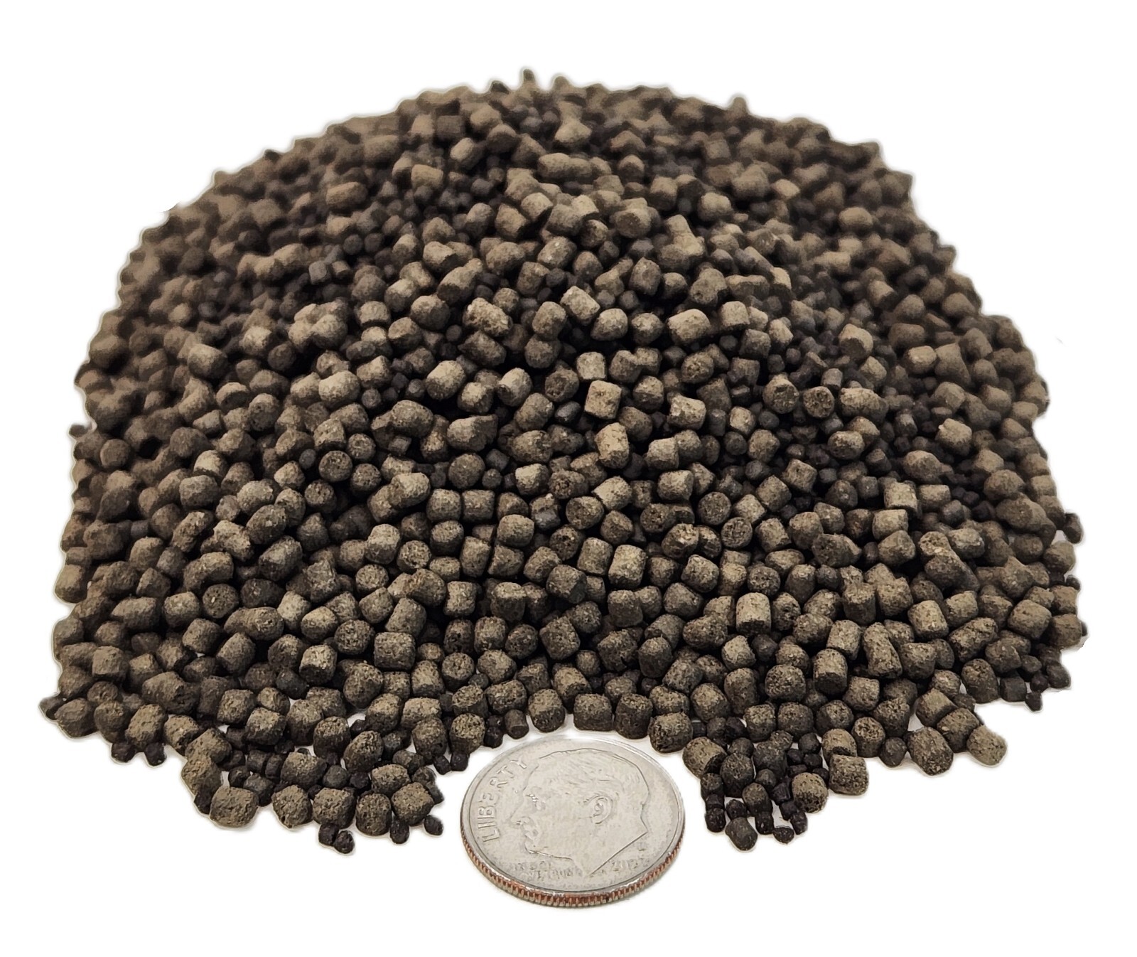 Axolotl Blackworm Pellets, California Blackworm 1, 2 & 3mm Sinking Pellet Mix