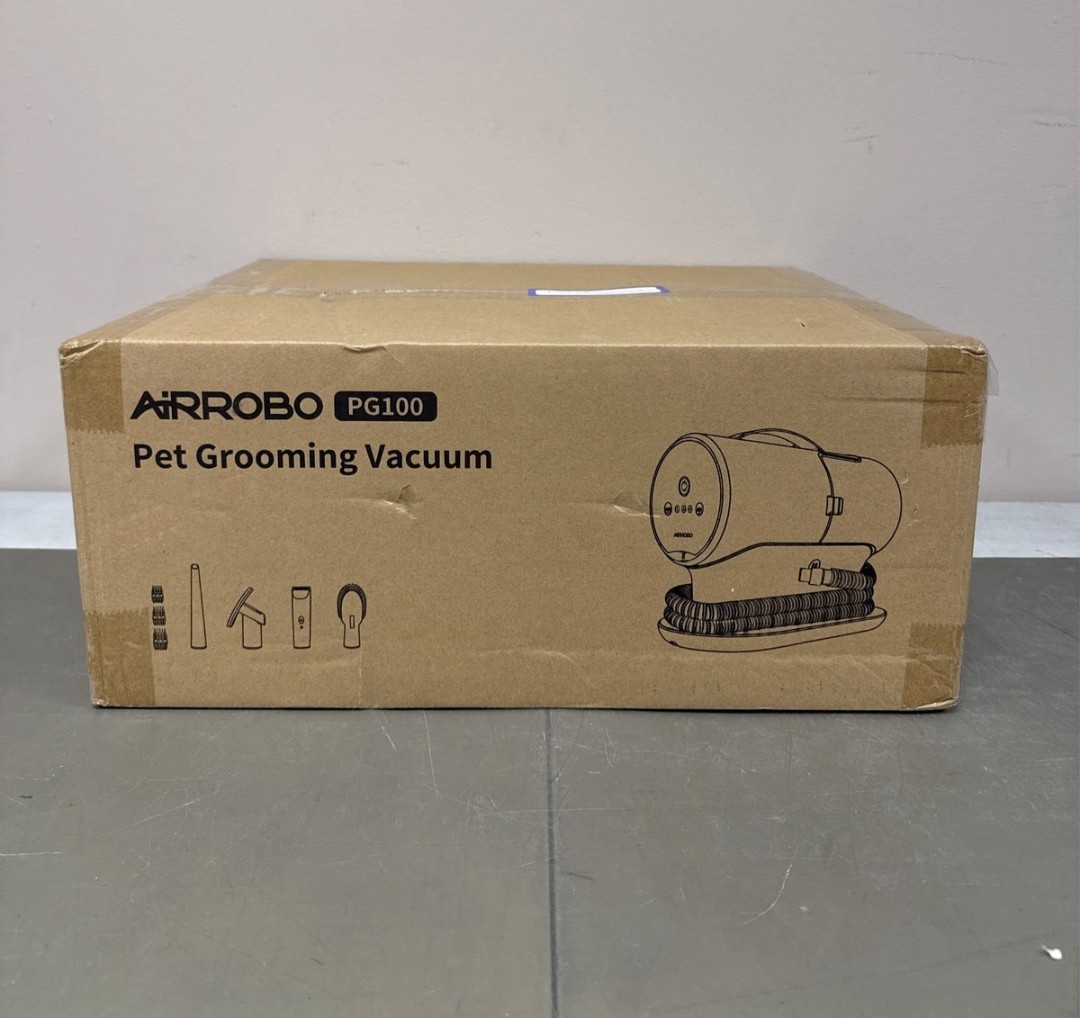 AIRROBO Dog Grooming Vacuum Kit, 12000Pa Strong Pet Vacuum for Shedding,Grooming