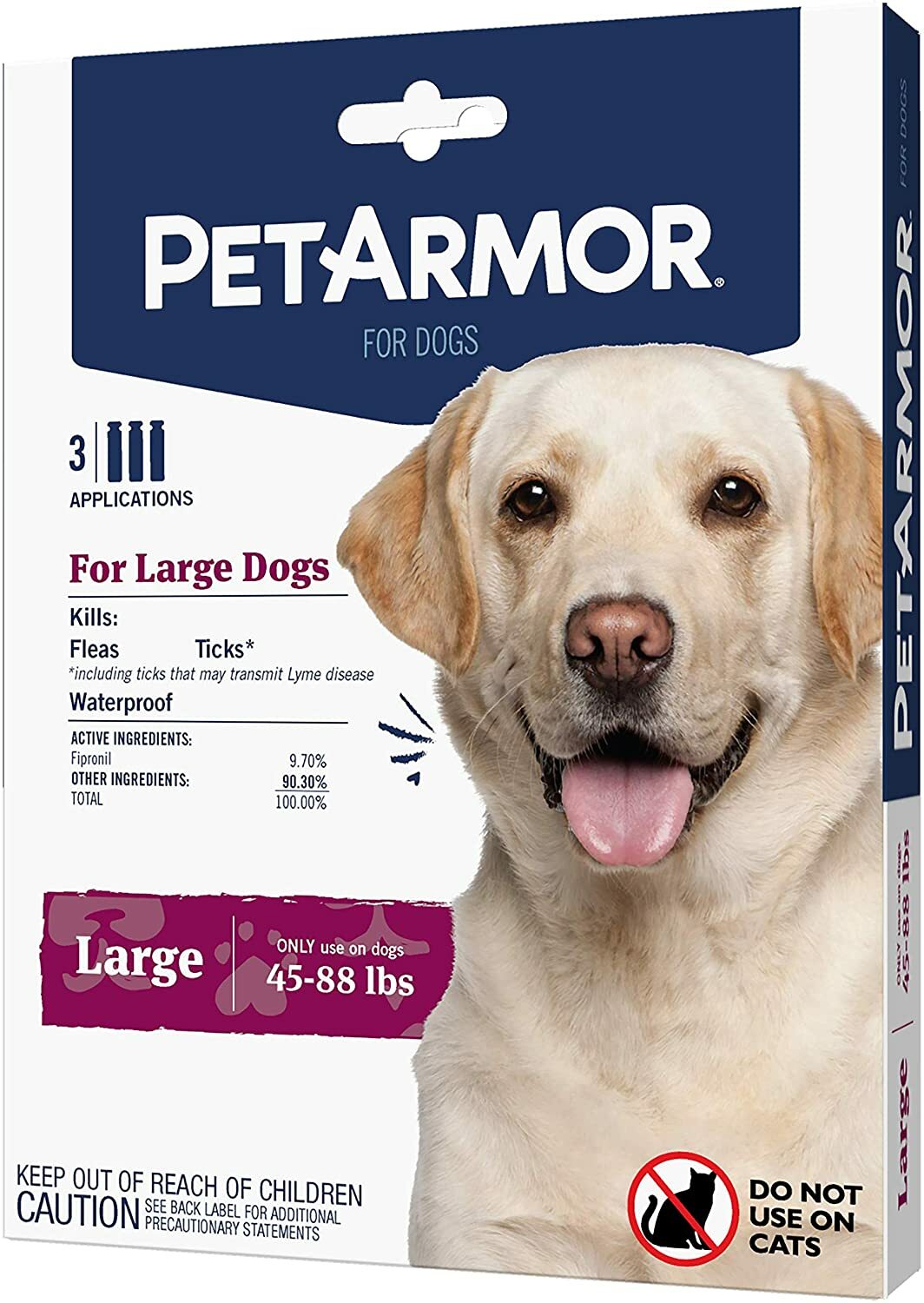 Dog Flea And Tick Treatment Control Medicine 3 Month For Large Dogs 45 – 88 Lbs