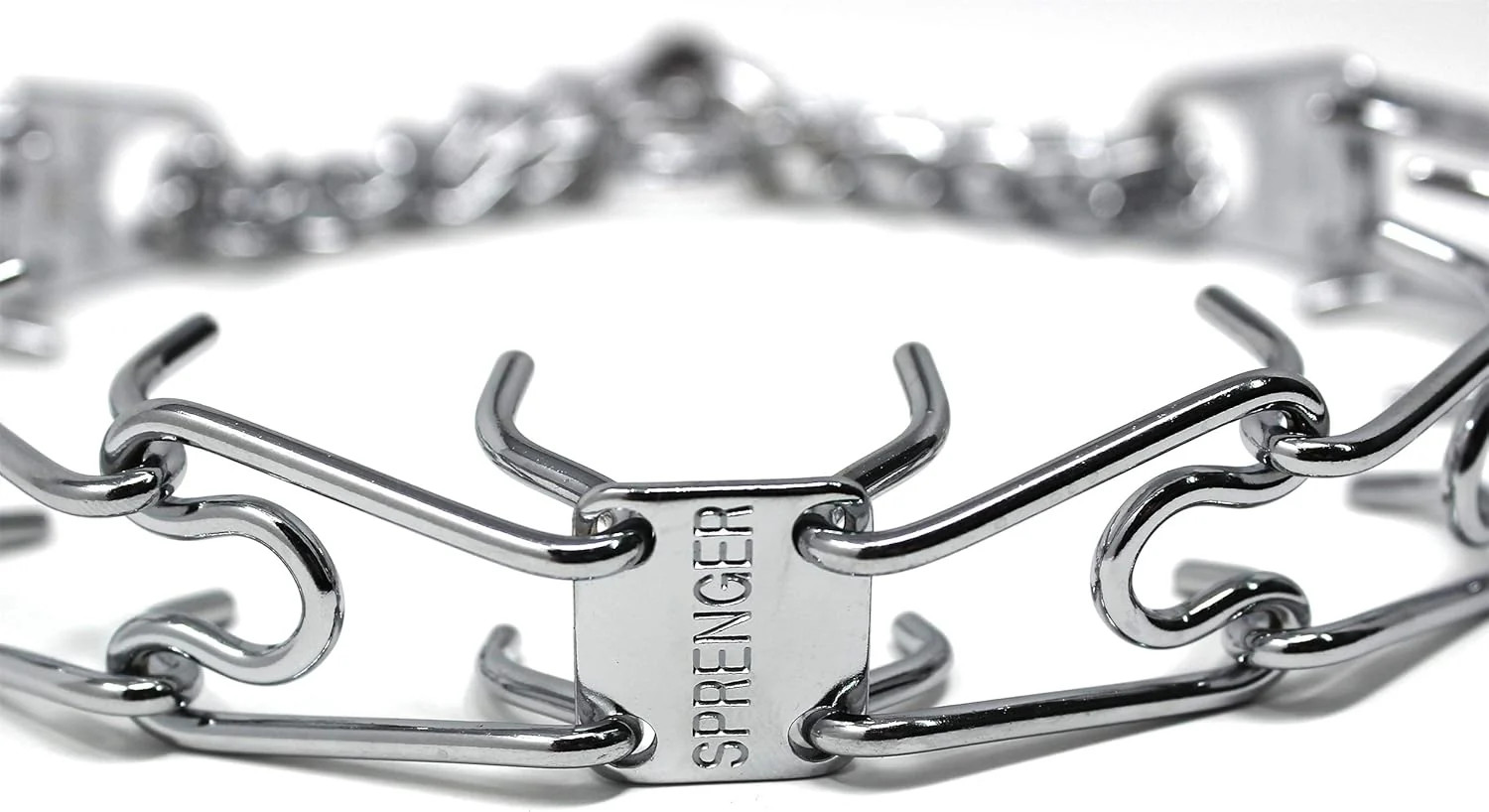 Herm Sprenger Prong Dog Training Collar Chrome Steel Anti Pull Adjustable