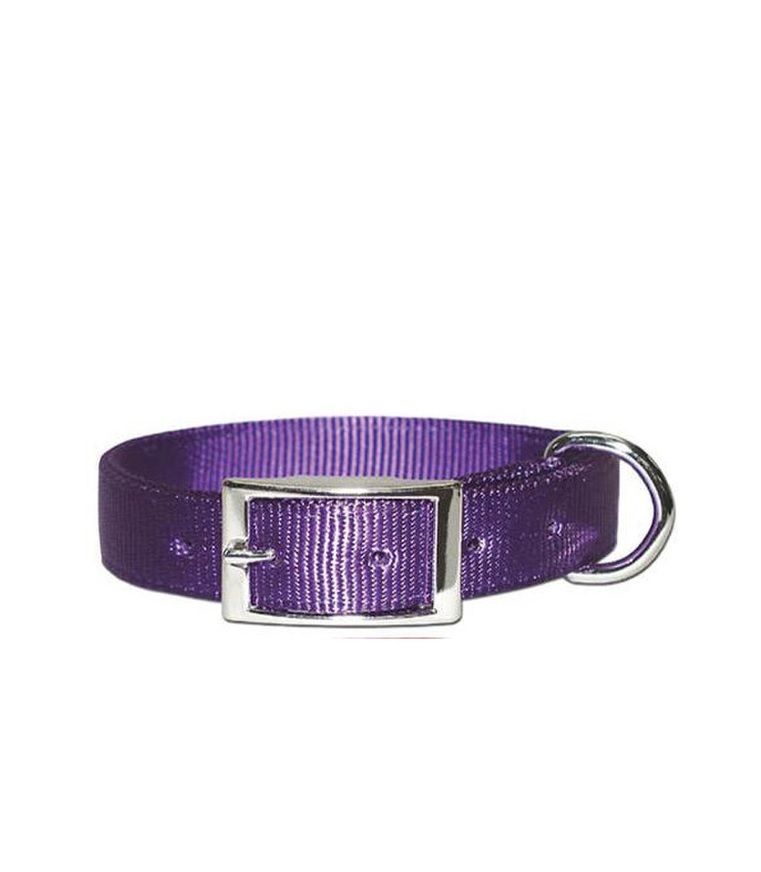 Double Ply Nylon Dog Collars – 1 inch Wide – all sizes all colors 4 holes