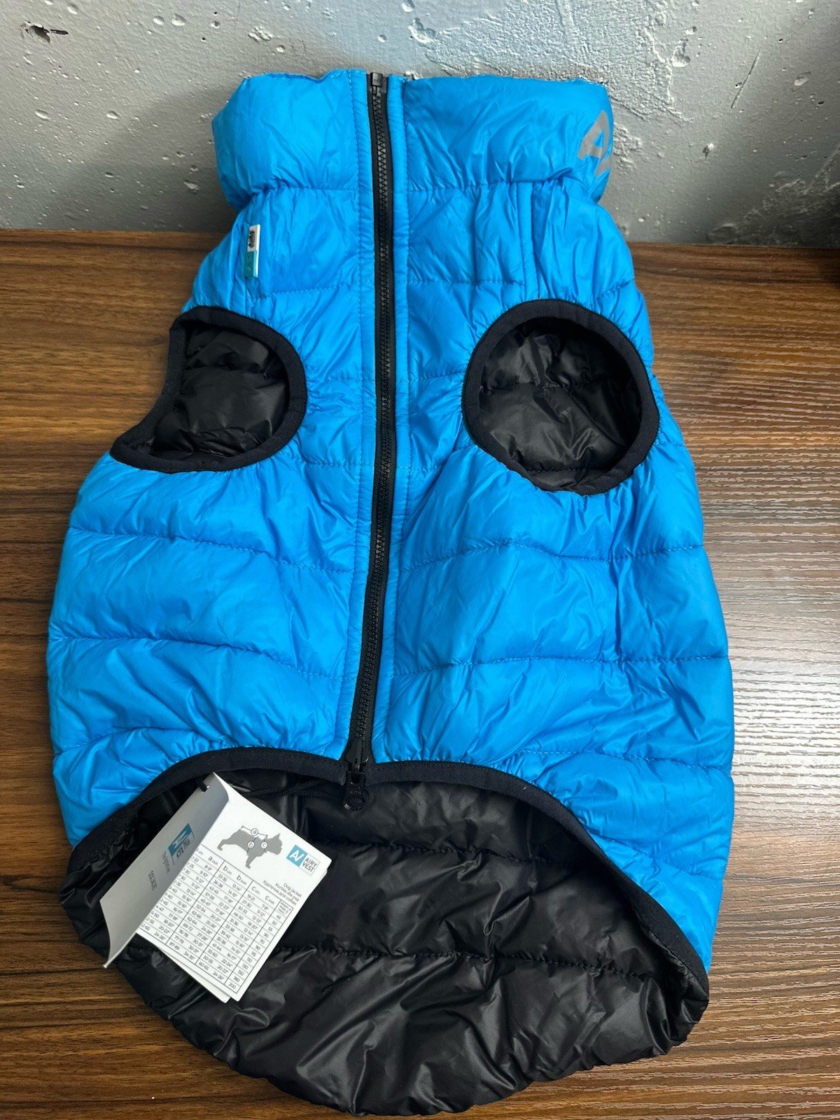 Airy Vest Reversible Dog Jacket Vest Black And Blue Unknown Size