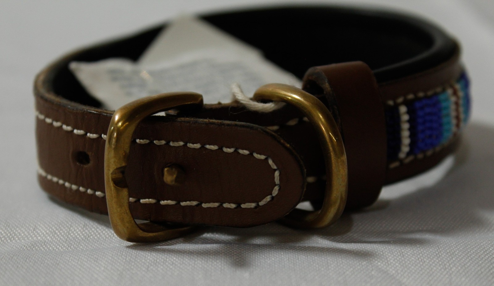 Bailey & Bellini Unisex Beaded Luxury Dog Collar AP2 Sierra Paradise Large NWT