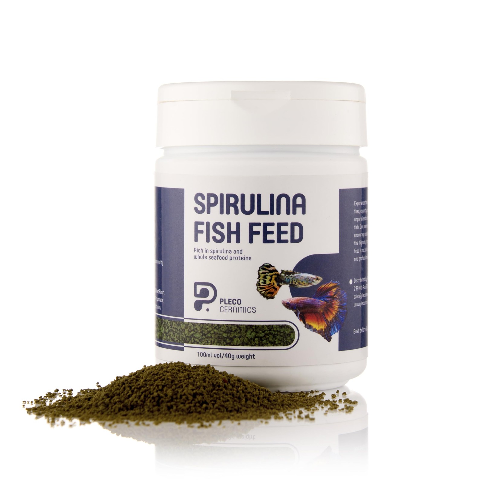 Plecoceramics Spirulina Granules Slow Sinking Fish 3.13 Pound (Pack of 1)