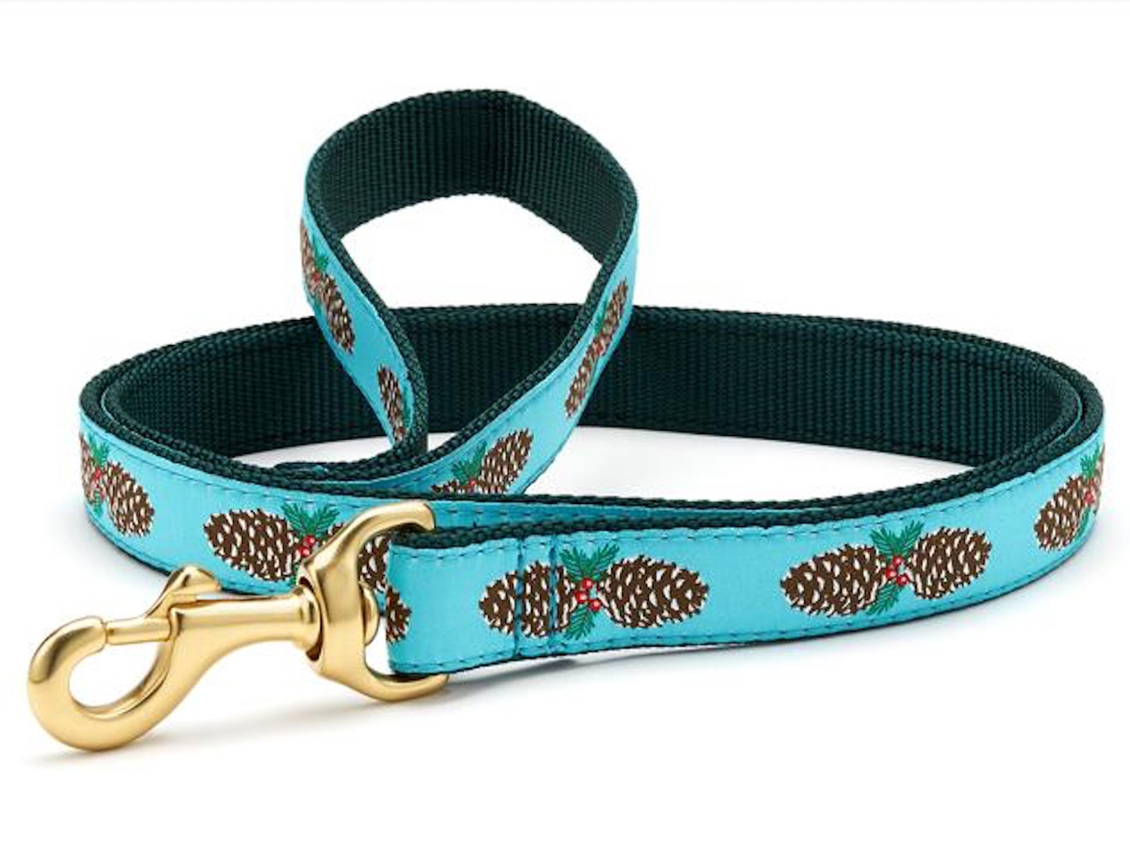 Up Country Dog Collar or Leash Pinecones Pattern Sizes XS, S, M, L, XL, XXL