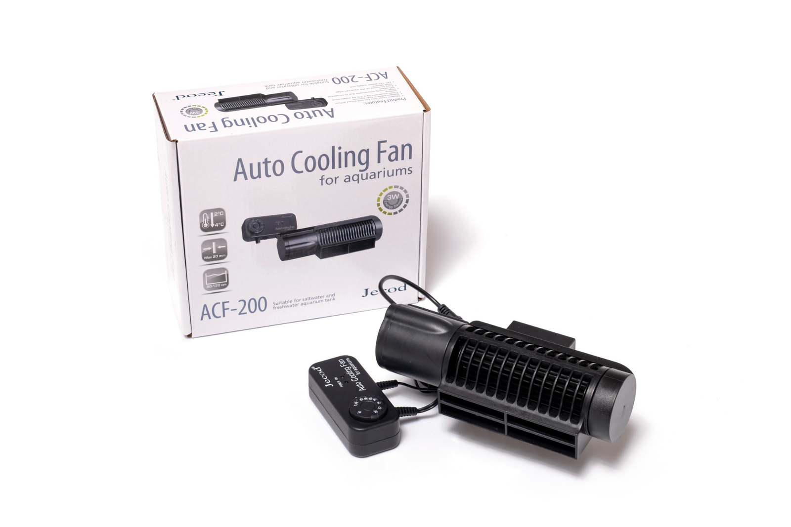 Jecod ACF-200 Auto Cooling Fan for Aquarium Fish Tank, 3w