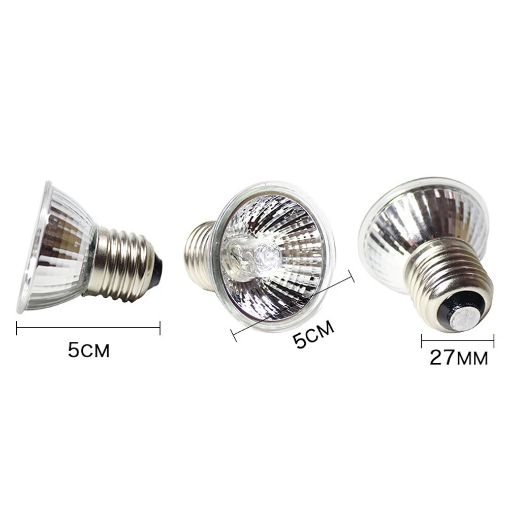 Reptile Lamp UVA+UVB 3.0 Pet Heat Lamp Bulb Turtle Basking Light Bulbs
