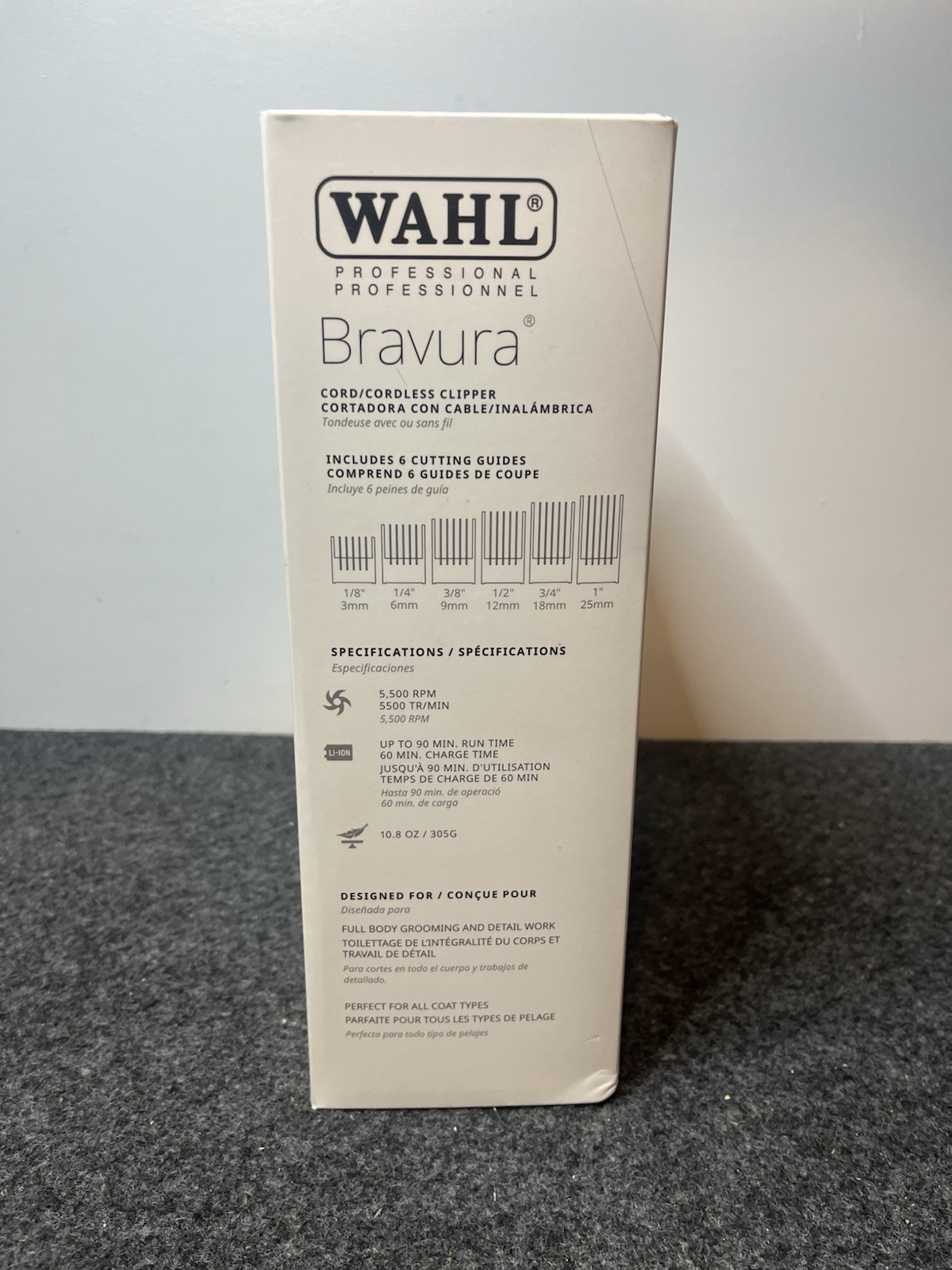 Wahl Bravura Lithium Cordless Pet Clipper Kit Tested Open Box