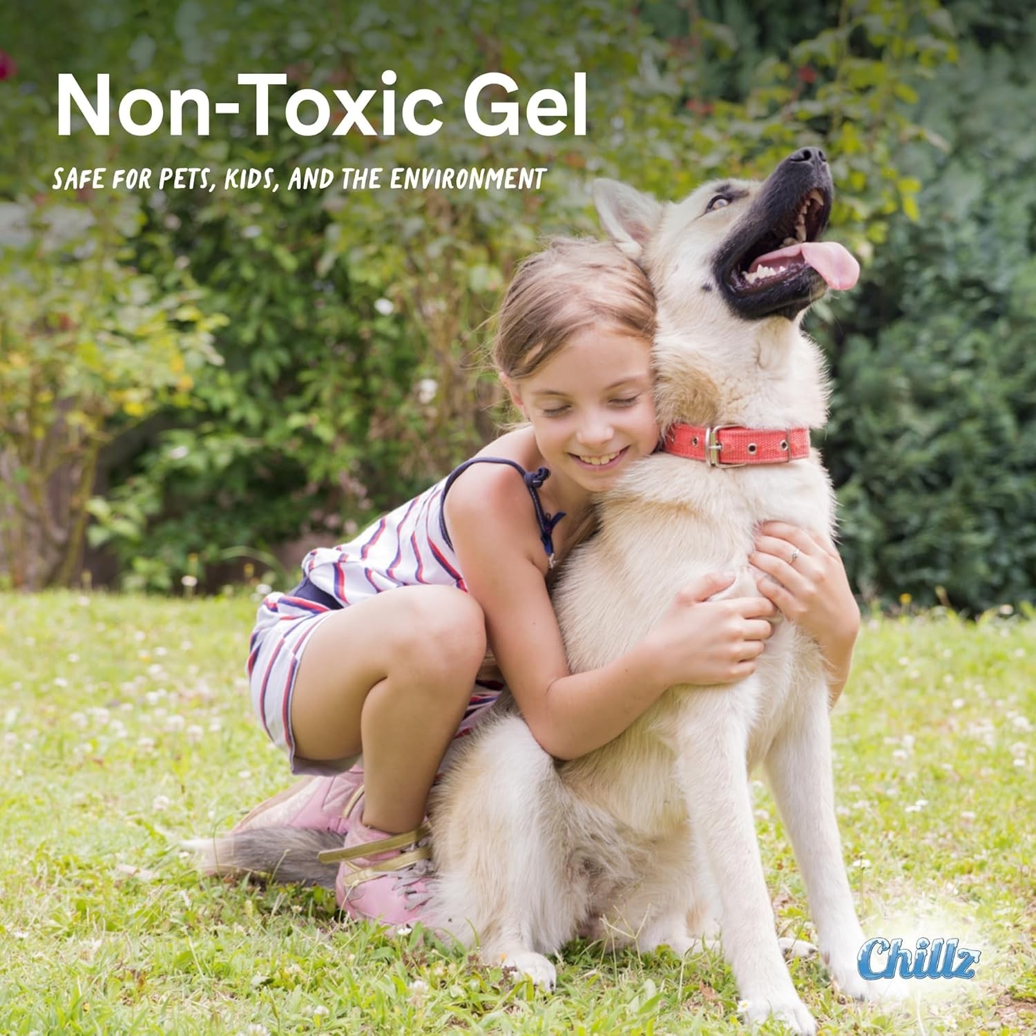 The Green Pet Shop Chillz Gel Mat, Extra Large – Pressure-Activated Cooling Pad