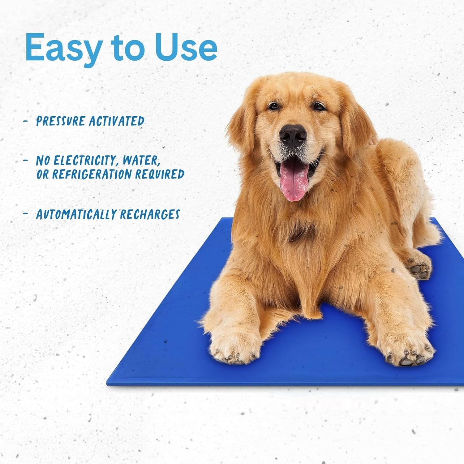 The Green Pet Shop Chillz Gel Mat, Extra Large – Pressure-Activated Cooling Pad