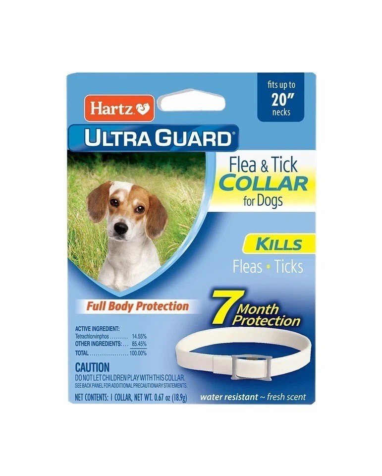 Flea & Tick Collar for Dogs and Puppies, 7 Month Flea and Tick Protection