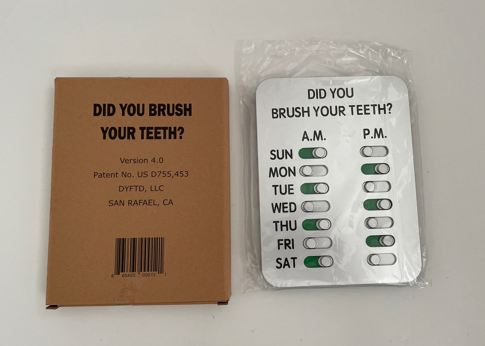 Did You Brush Your Teeth – Brushing Reminder – Daily Tracker