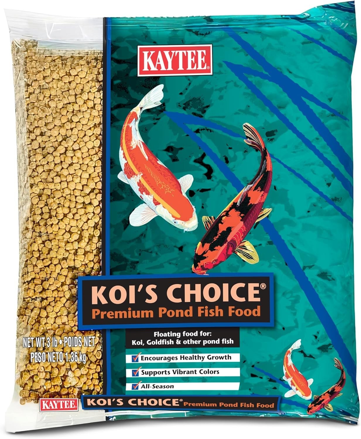 Kaytee Koi’s Choice Koi Floating Fish Food 10 LB Bag