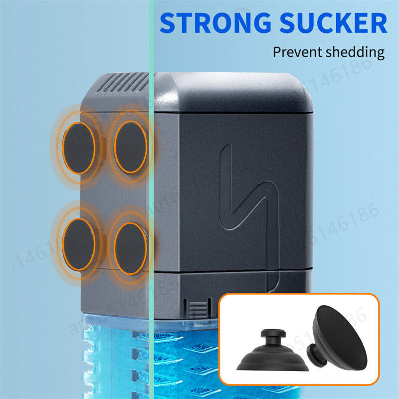 4-in-1 Internal Aquarium Fish Tank Filter Submersible Water Pump 800L/H Oxygen