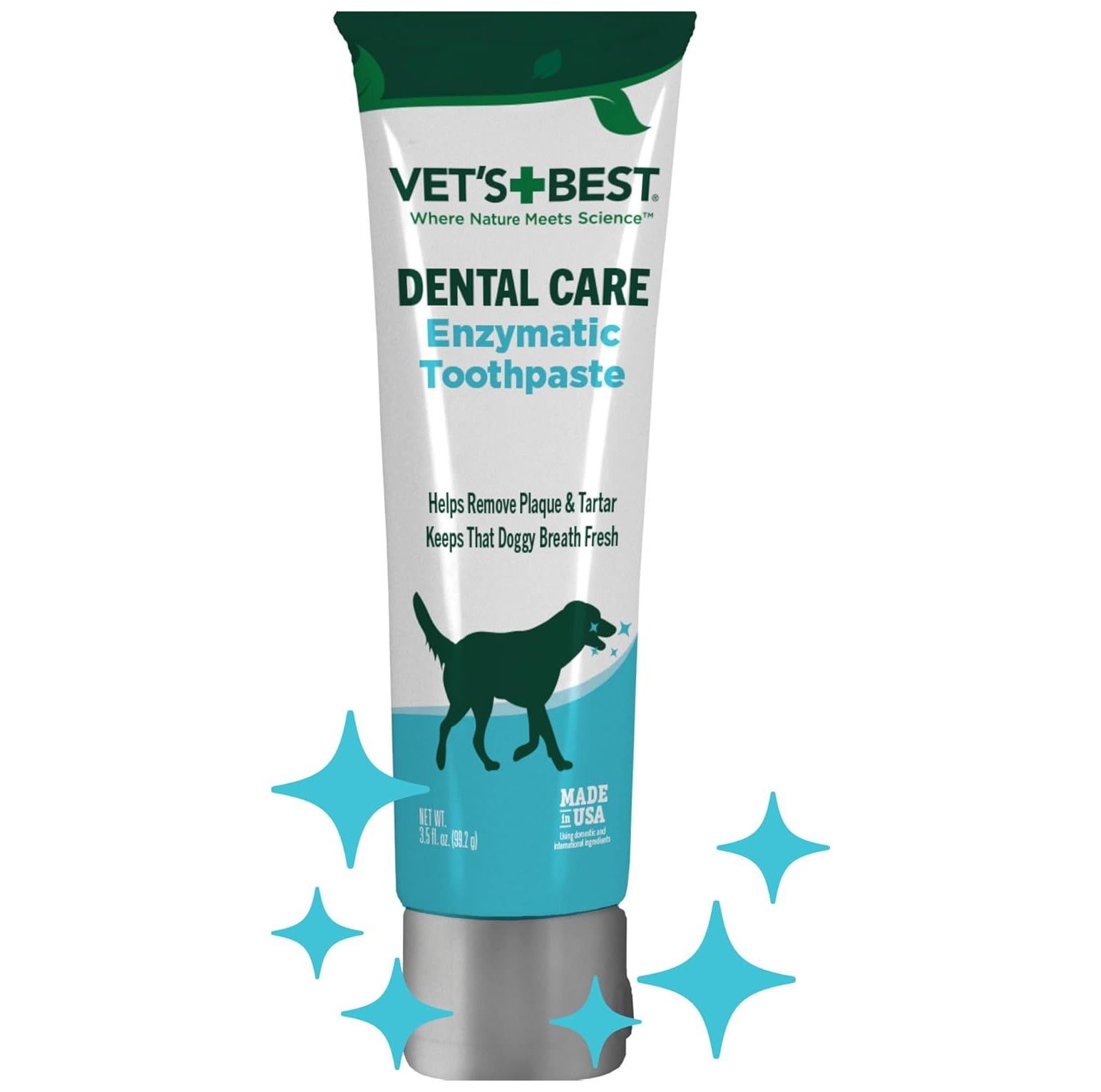 Vet’s Best Enzymatic Dog Toothpaste – Vet Formulated Dental Gel for Teeth Cleani