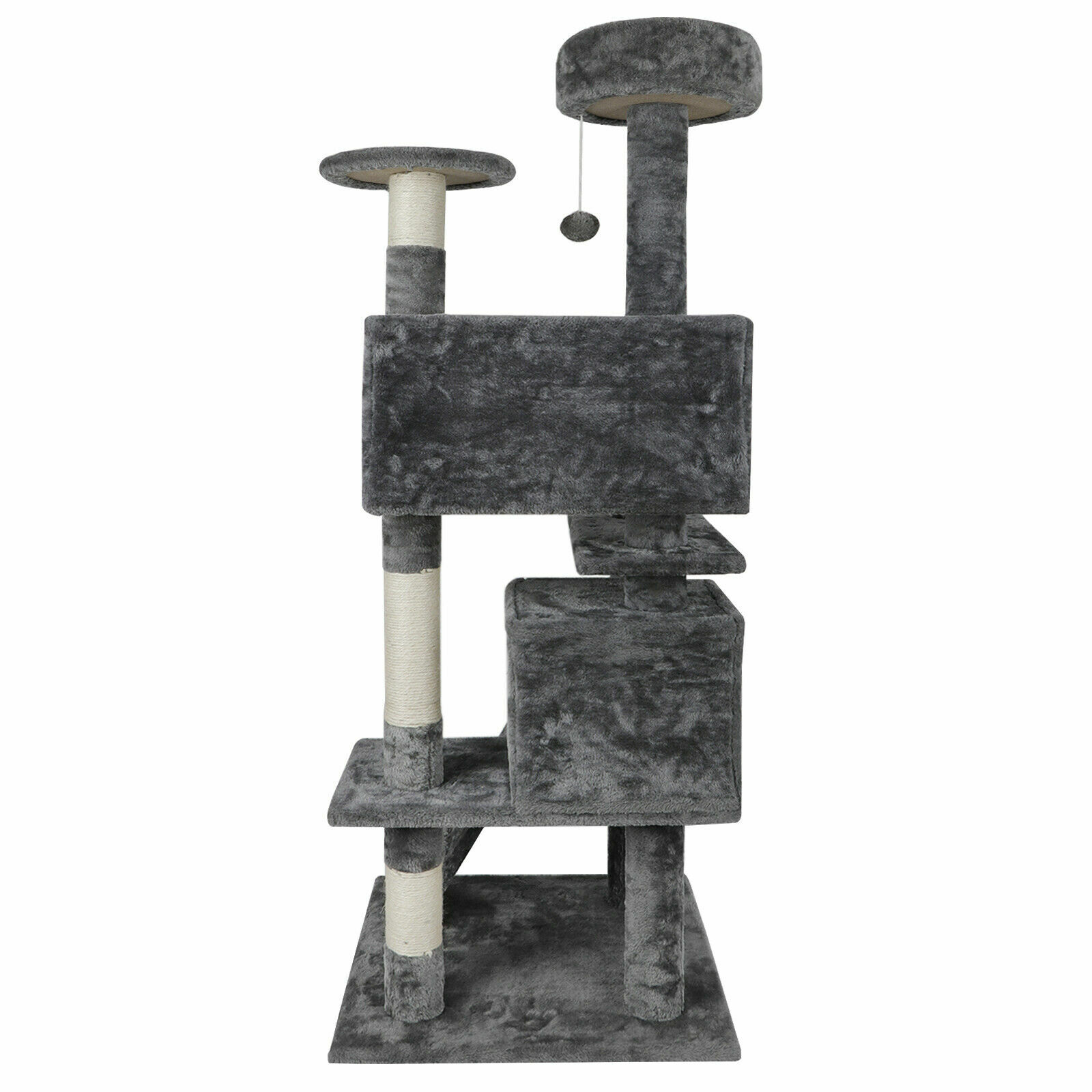 Cat Tree Tower 55″ STURDY Activity Center Large Playing House Condo For Rest