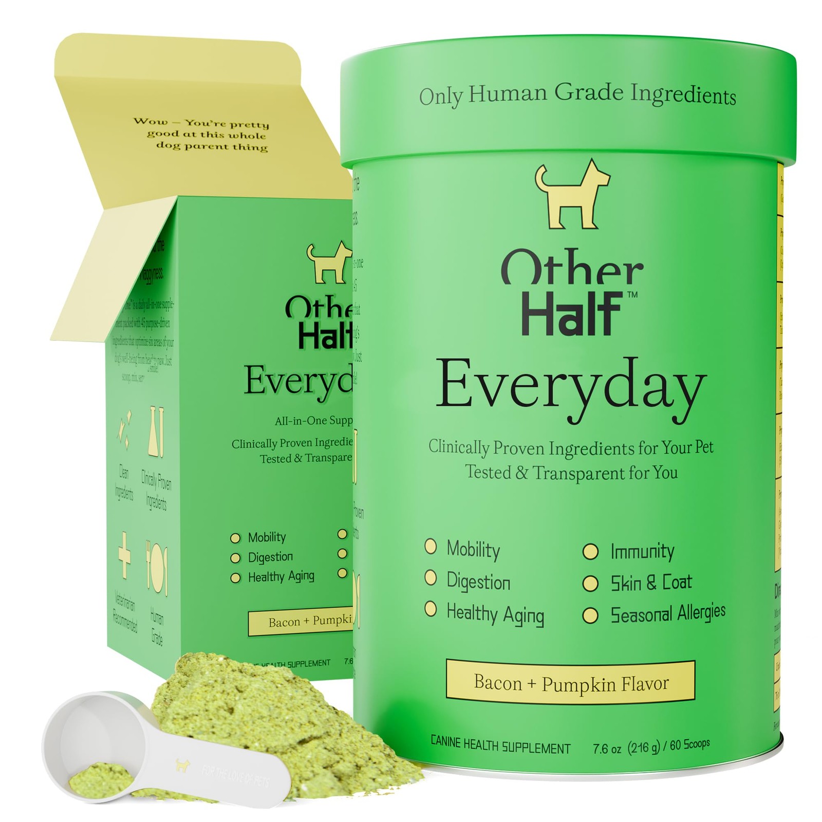 Other Half Everyday – Dog Multivitamin Supplement – Daily Joint, Gut, Allergy…