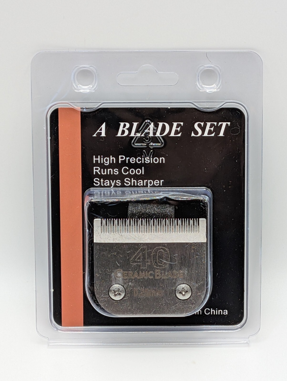 A Blade Set | Ceramic Clipper Blades for Pets, 3.2mm, 1.5mm, 0.5mm, 0.25mm