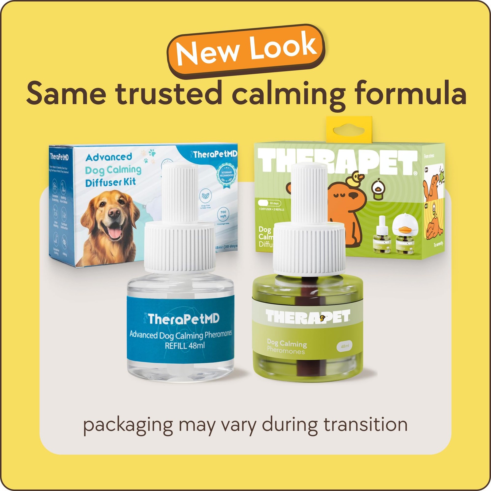 TheraPet MD 60-Day Dog Calming Diffuser Kit – Dog Pheromone Diffuser for Stre…