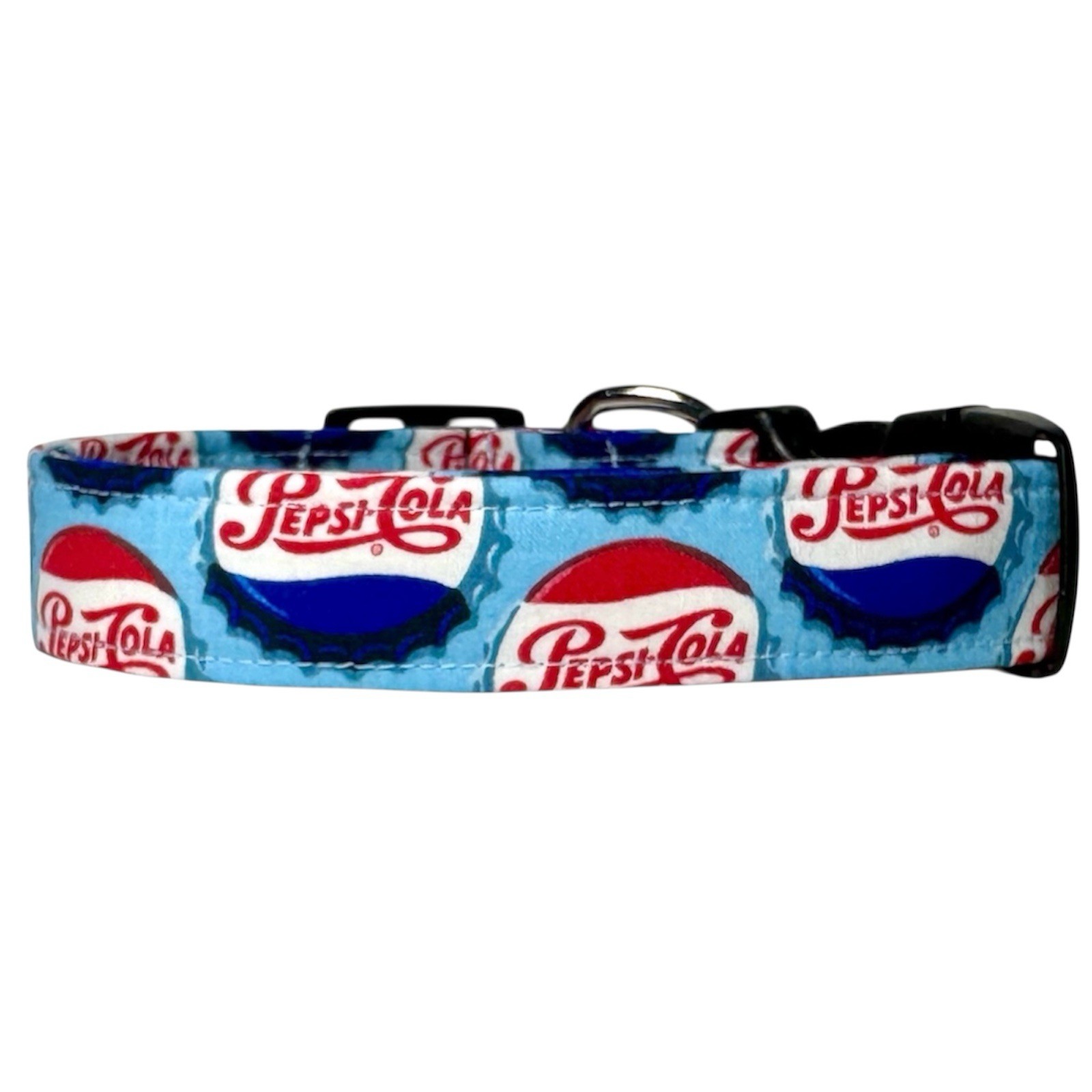 Blue Pepsi Bottle Caps RARE Handmade Dog Collar – Limited