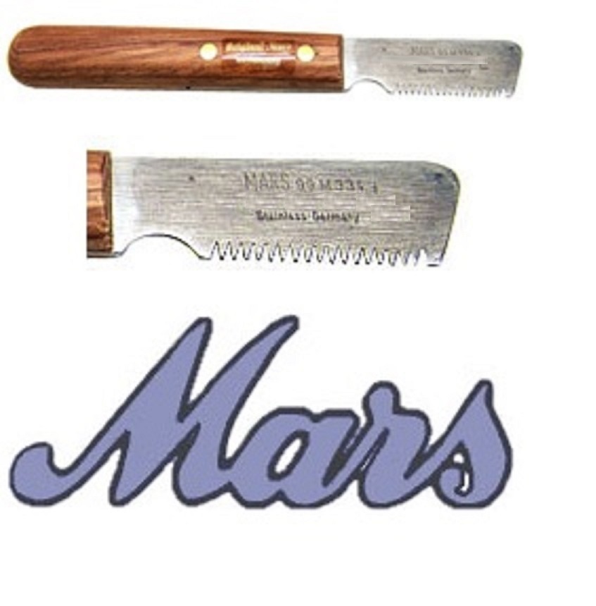 MARS Pro Hand STRIPPING KNIFE Knives DOG Undercoat Hair Coat Fur Carder Stripper