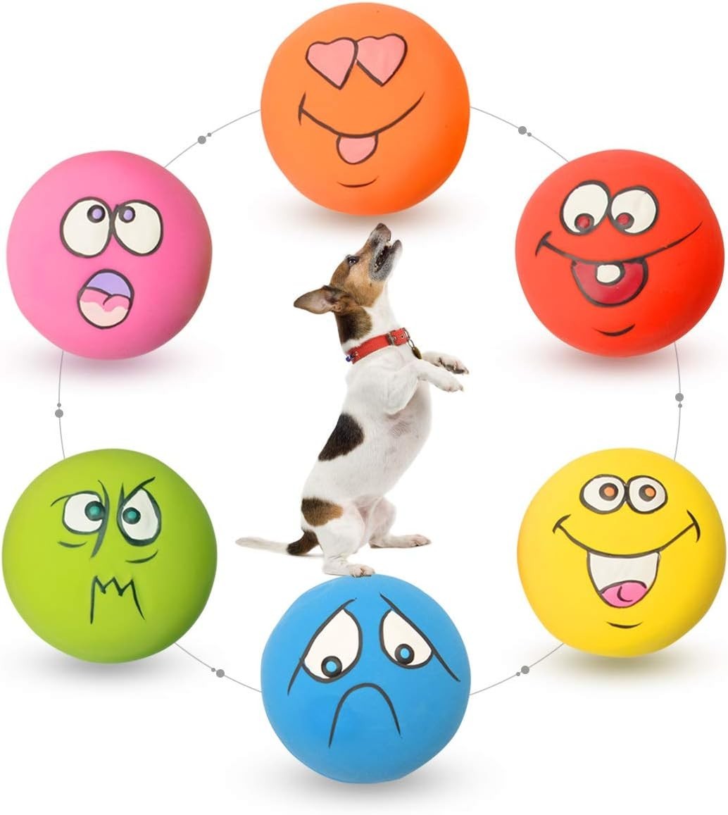 Latex Dog Squeaky Toys 2.28" *1.30" Burger Shape, Multi-colored