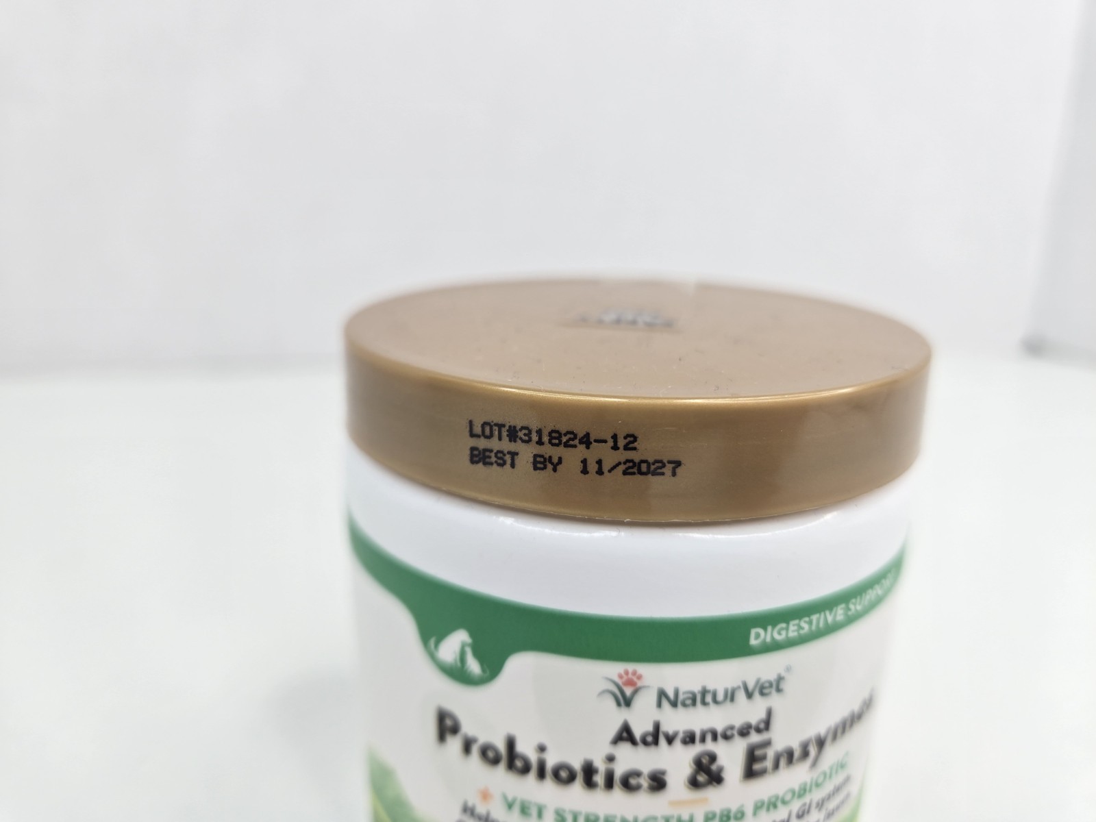 NaturVet Advanced Probiotics & Enzymes PB6 4 oz for Dogs & Cats New Sealed