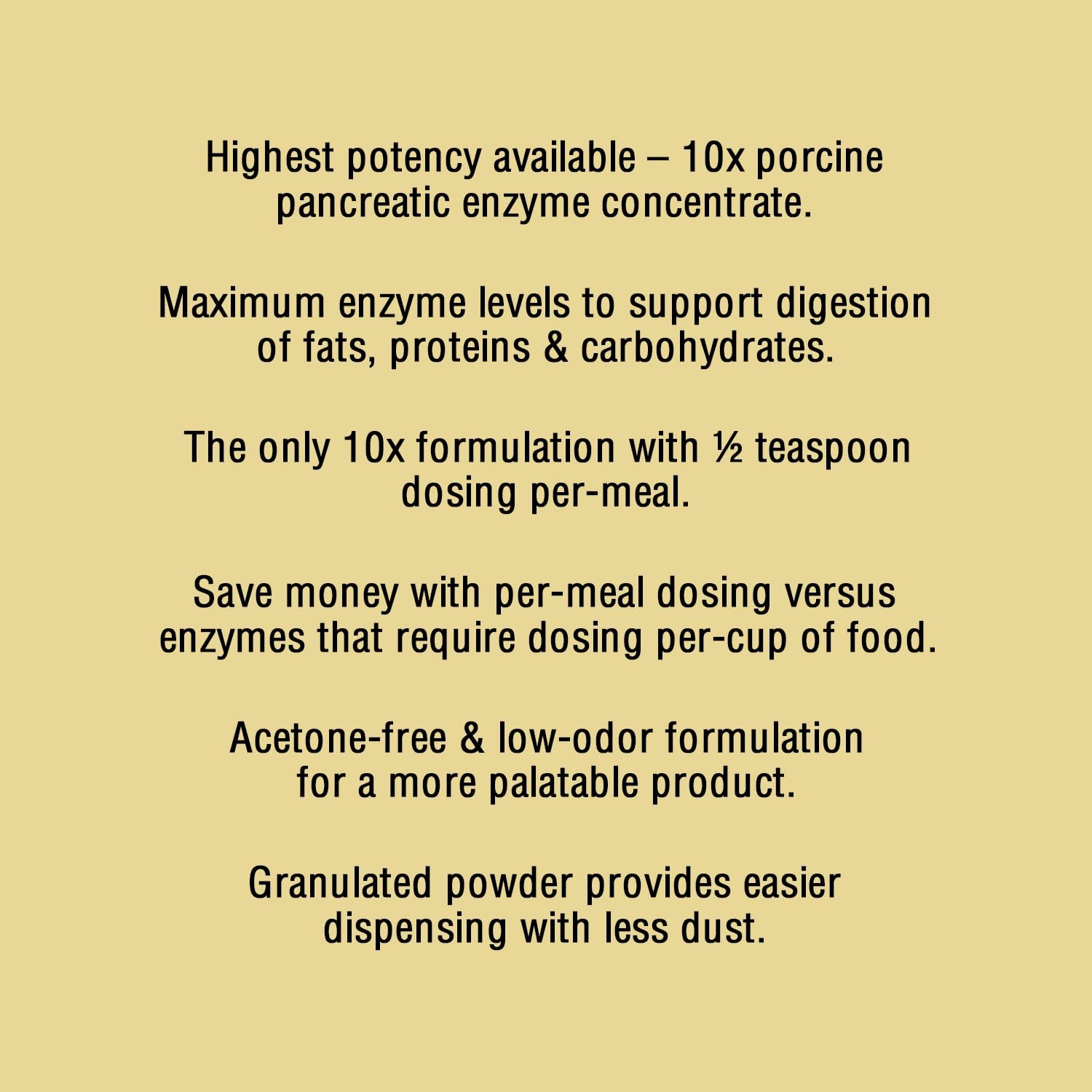 | 10x Digestive Enzymes for Dogs – 8.8 Ounces (250 Grams)
