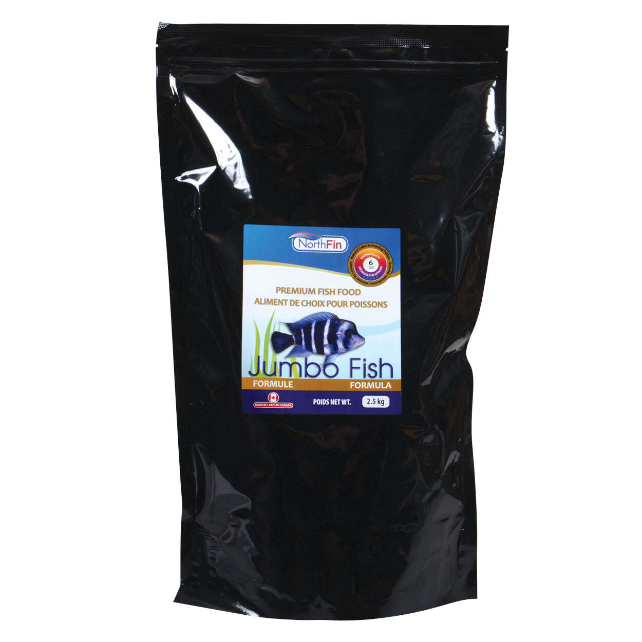 Northfin Jumbo Fish Formula 6 mm Select Size:: 2.5 kg