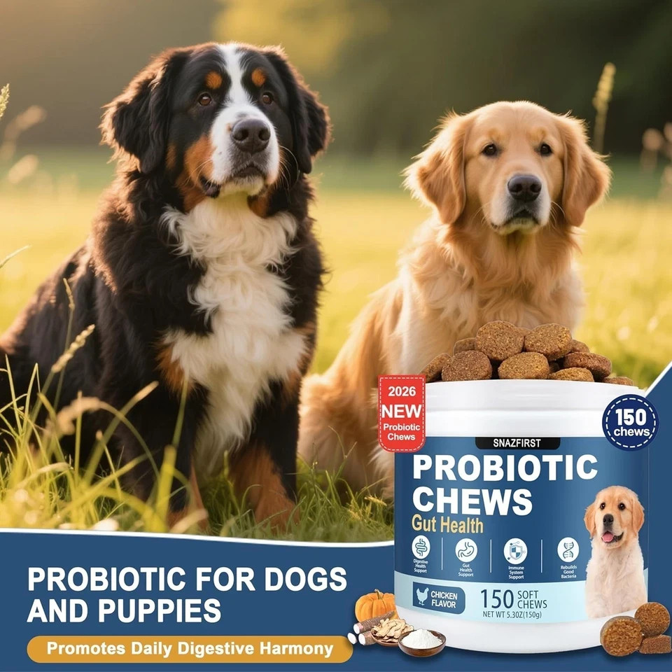 Probiotics for Dogs, Dog Probiotics Chews for Digestive Health & Gut Health, …