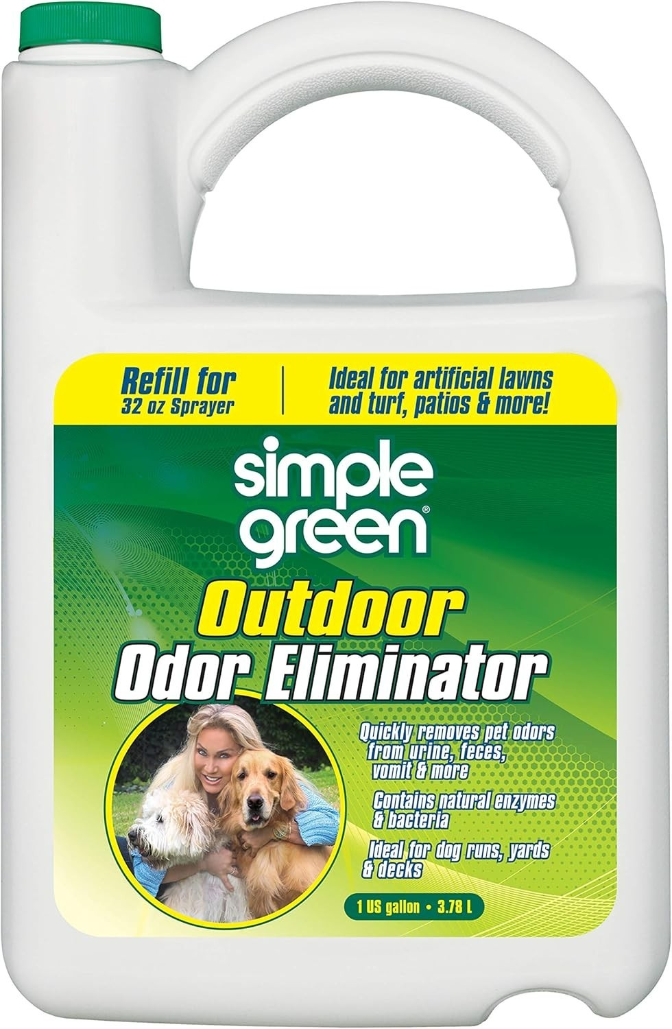 Outdoor Odor Eliminator for Pets, Dogs, 1 gallon Refill – Ideal for Artificia…