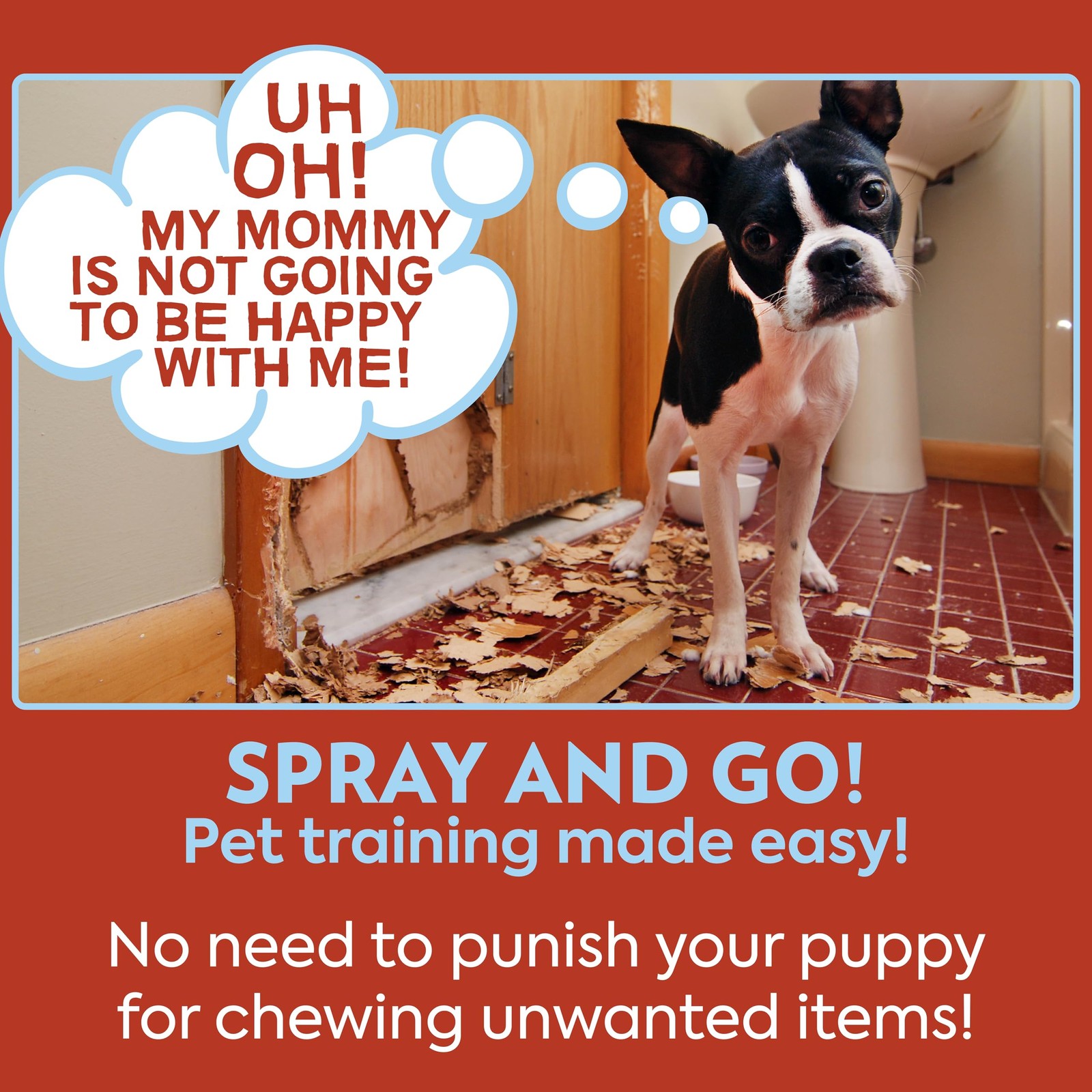OUT! PetCare No Chew Bitter Cherry Flavor Deterrent, 32 fl oz / 945ml, WHITE