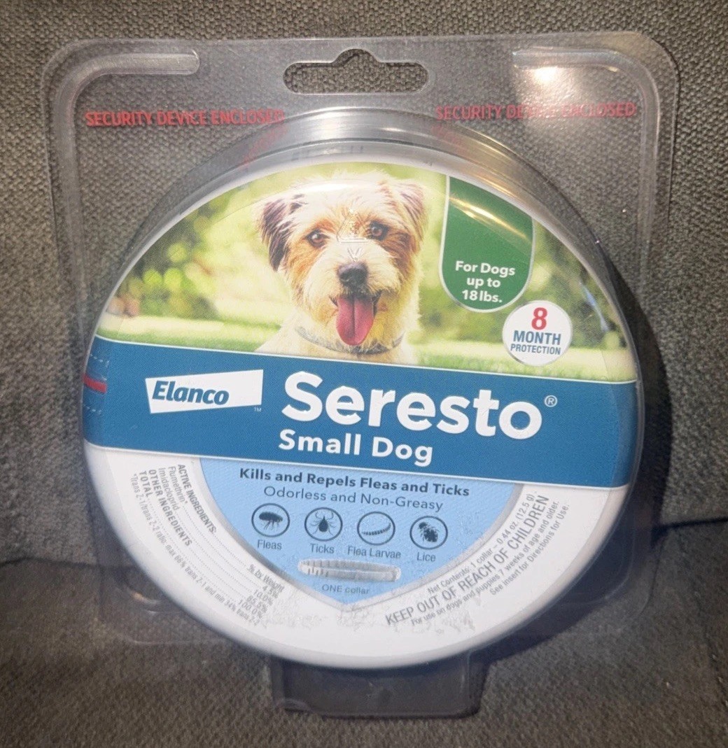 Seresto🐾Flea and Tick Collar 8 Months Protection for Small Dogs Up To 18lbs