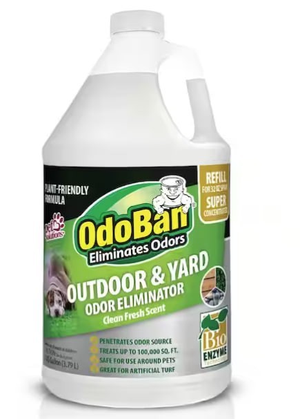 OdoBan Outdoor & Yard Odor Eliminator Refill 1 Gal Concentrated Pet Odor Remover