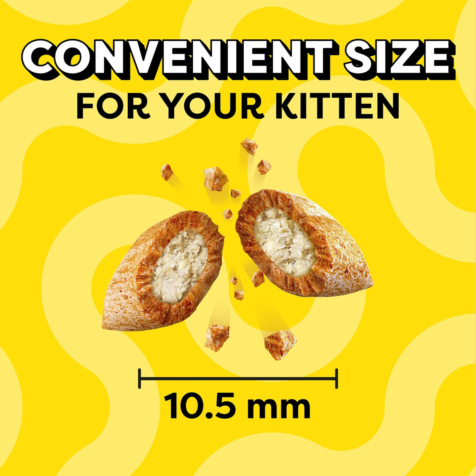 Temptations Kitten Treats Classic Crunchy and 6.3 Ounce (Pack of 4), brown
