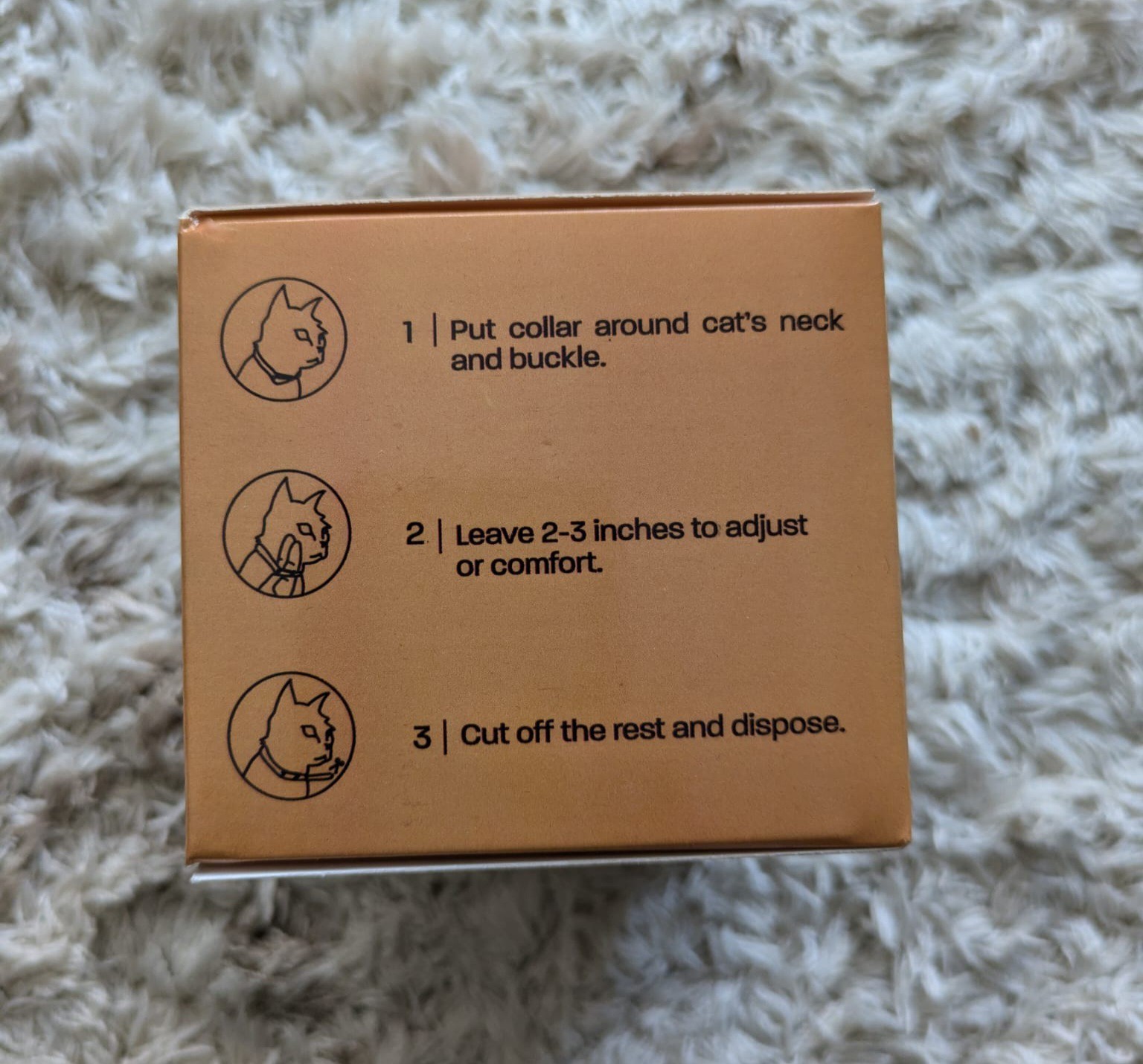 30 Day Calming Collar for Cats Natural Pheromones Embedded anxiety relax 6 Pack.