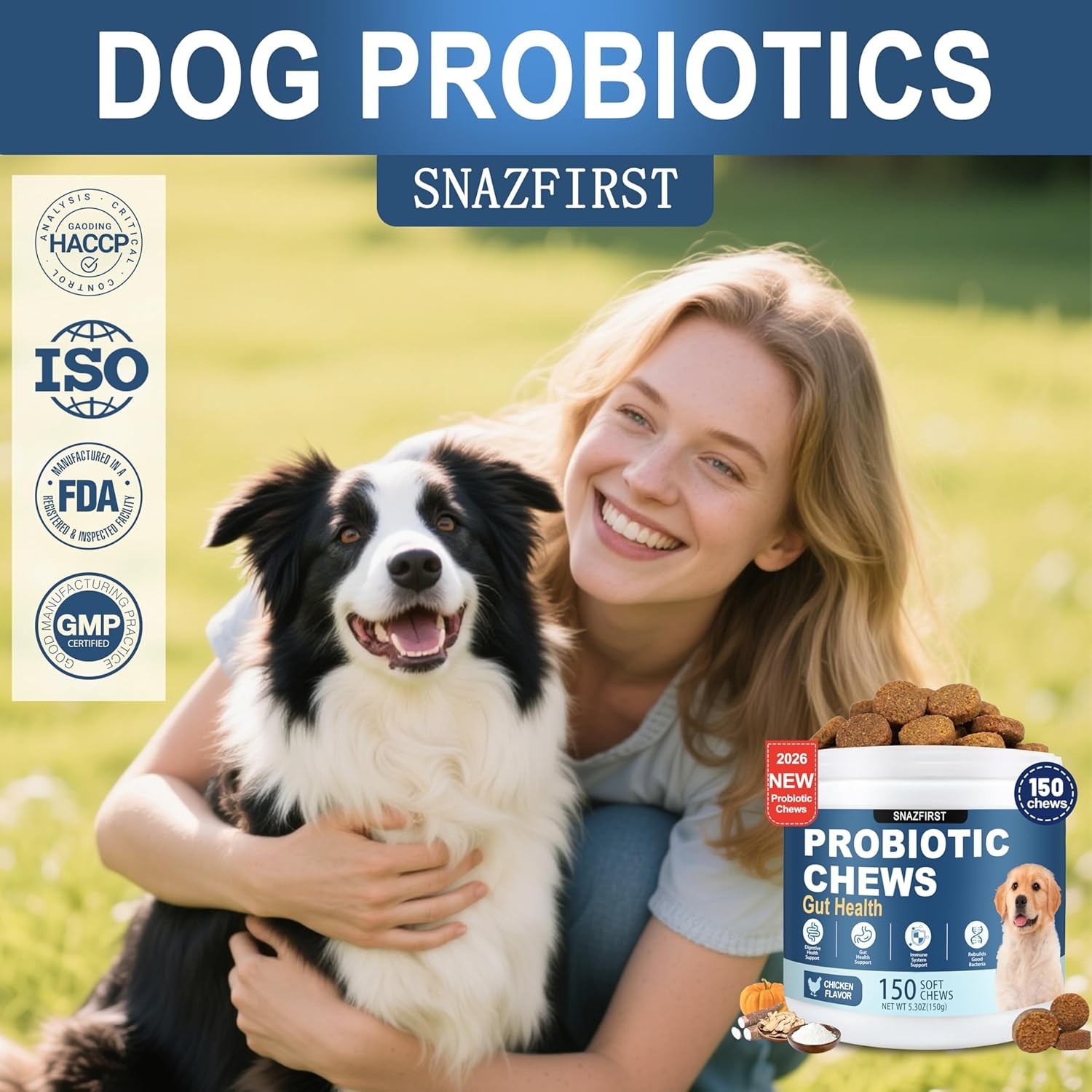Probiotics for Dogs, Dog Probiotics Chews for Digestive Health & Gut Health, …