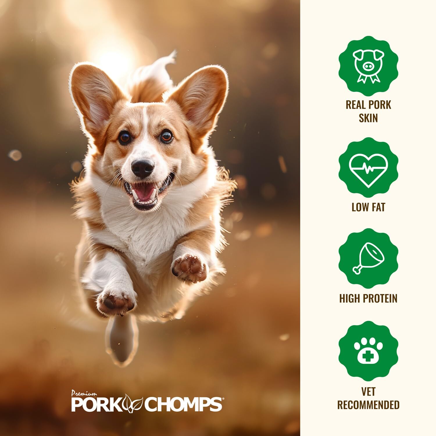 Pork Chomps Dog Chews, 5-inch Munchy Sticks, Assorted Flavors, 50 Count….