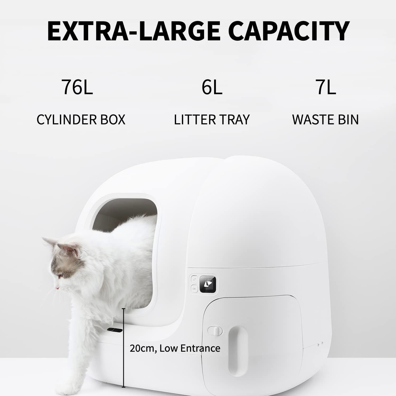 PETKIT PuraMax Self Cleaning Cat Litter Box No Odor Spray App Control WiFi
