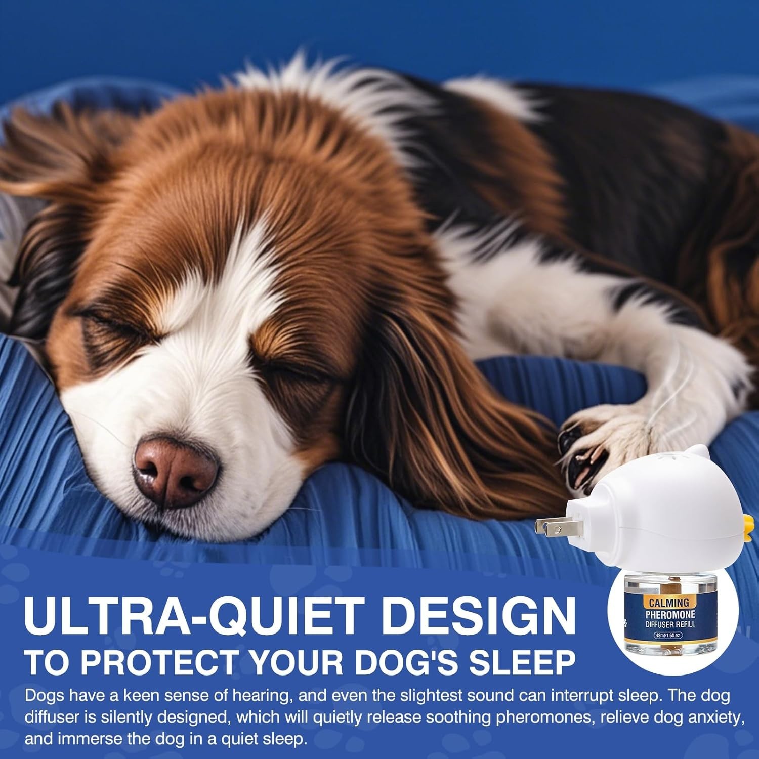 Dog Pheromone Calming Diffuser 4 In 1 Appeasing Pet Pheromones Diffuser to Ca…