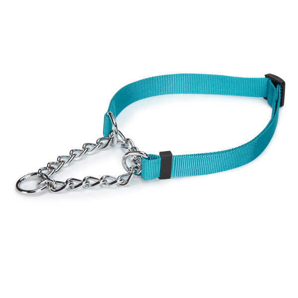 Chain Martingale Dog Collar Choke Style Safe Control Training Pick Color & Size